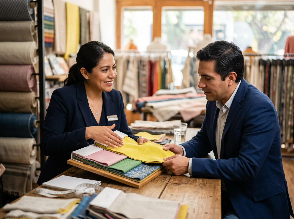 Asesoría sobre telas